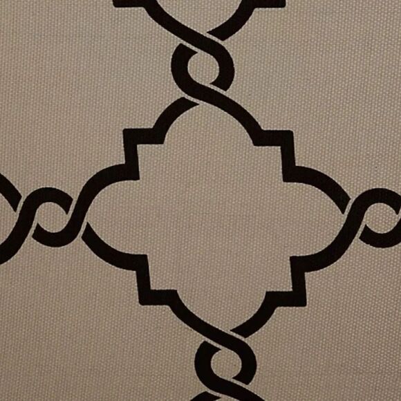 Madison Park Saratoga Window Panel Khaki/black - Picture 7 of 7